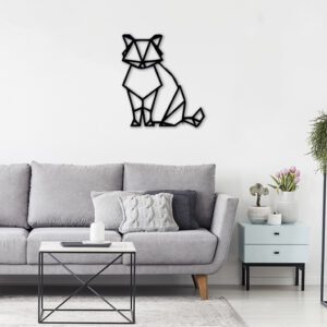 Line art - Wanddecoratie Kat