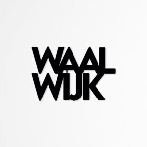Wanddecoratie City Letter Waalwijk