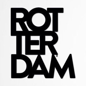 Wanddecoratie City Letter Rotterdam