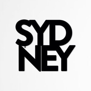 Wanddecoratie City Letter Sydney